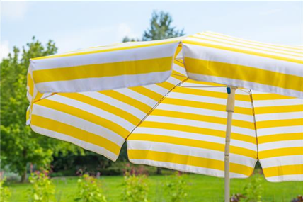 Sonnenschirm im Garten